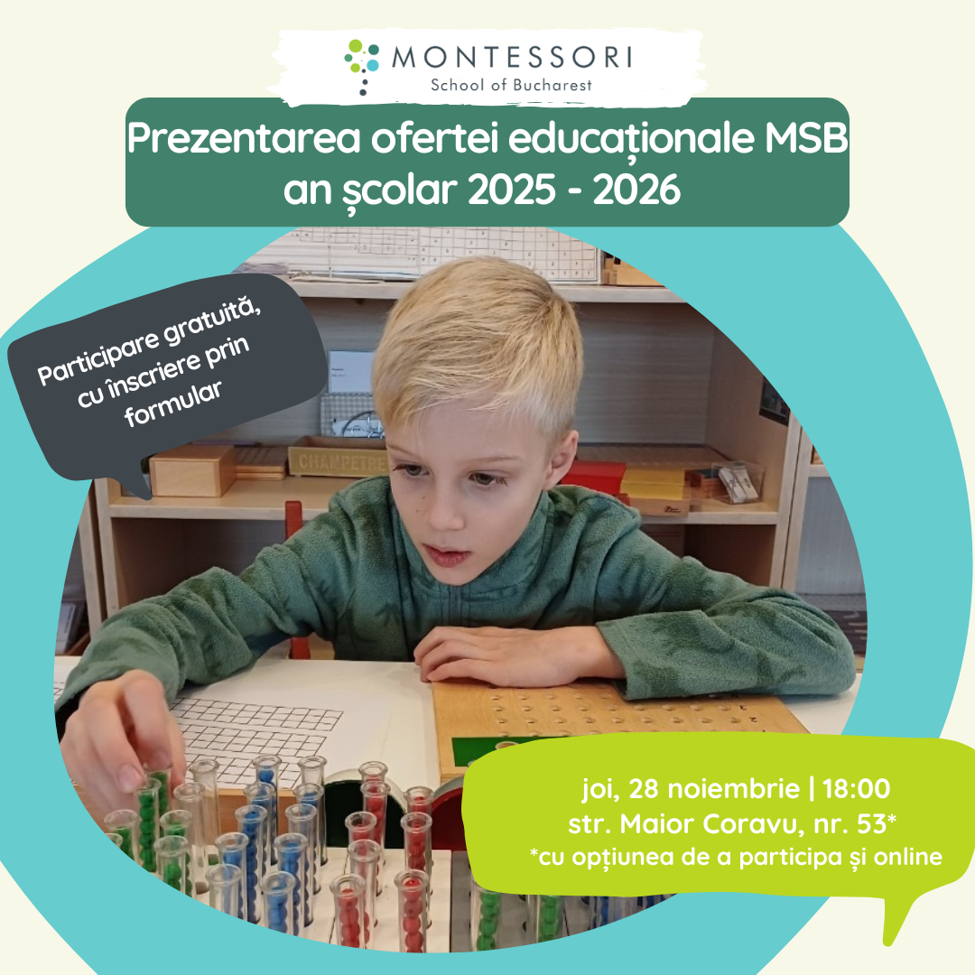 Prezentarea ofertei educaționale MSB 2025-2026